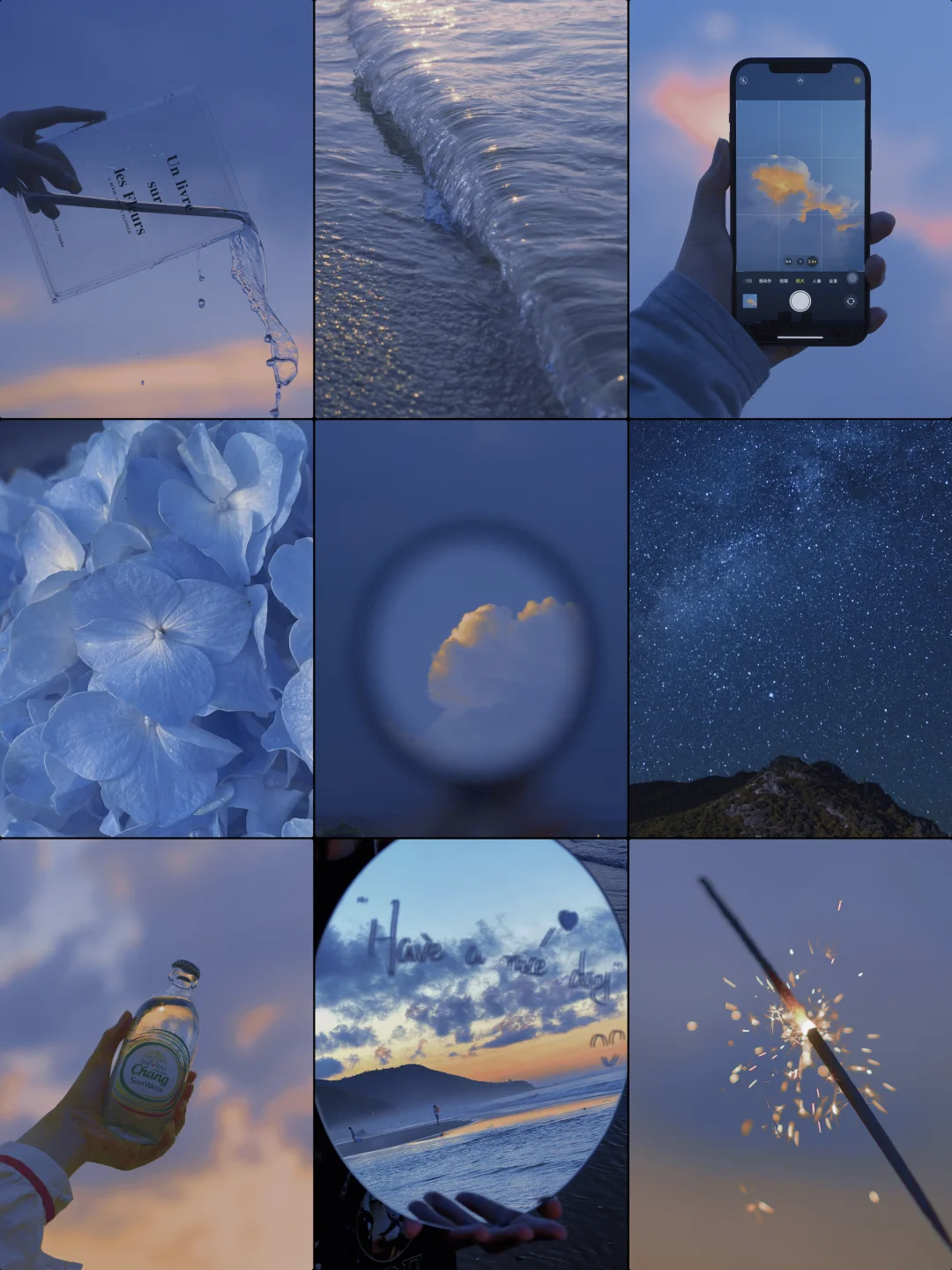 终于知道这种暗调静谧蓝调滤镜怎么调了‼️