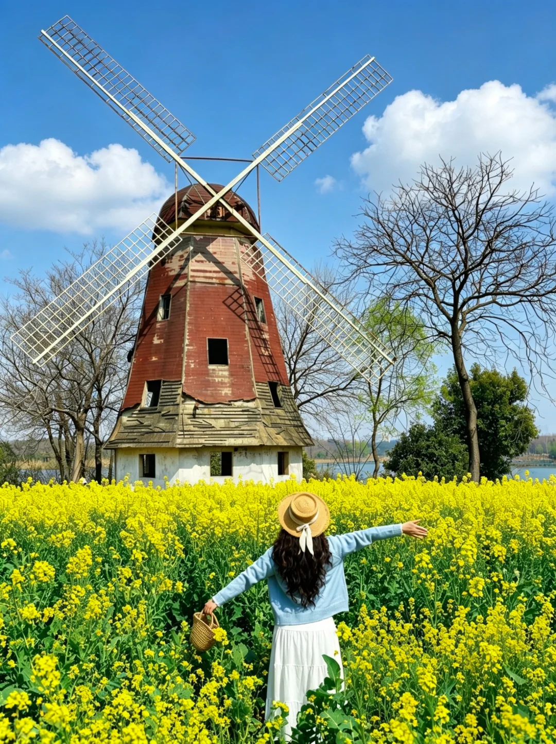 🌼武汉的春天🍃我也拍到了童话里的油菜花海