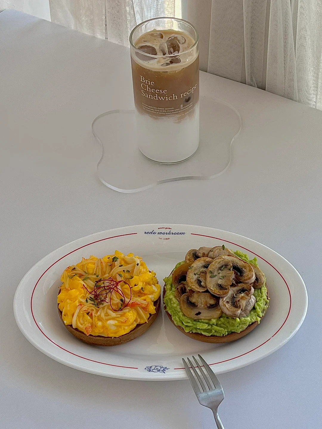 ☀️工作日早餐｜吃不腻的贝果双拼开放三明治