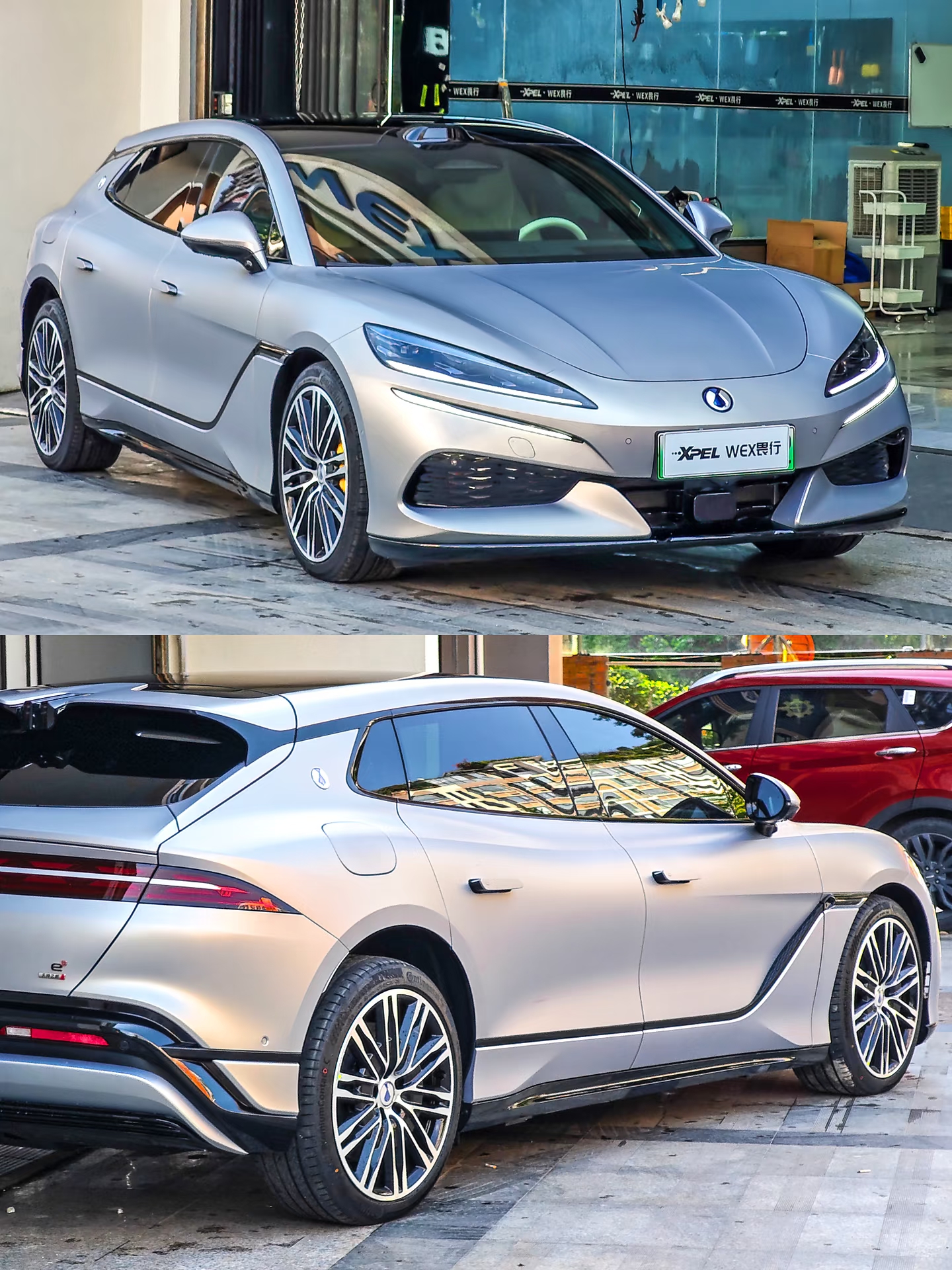 腾势Z9GT   XPEL磨砂车衣亮相