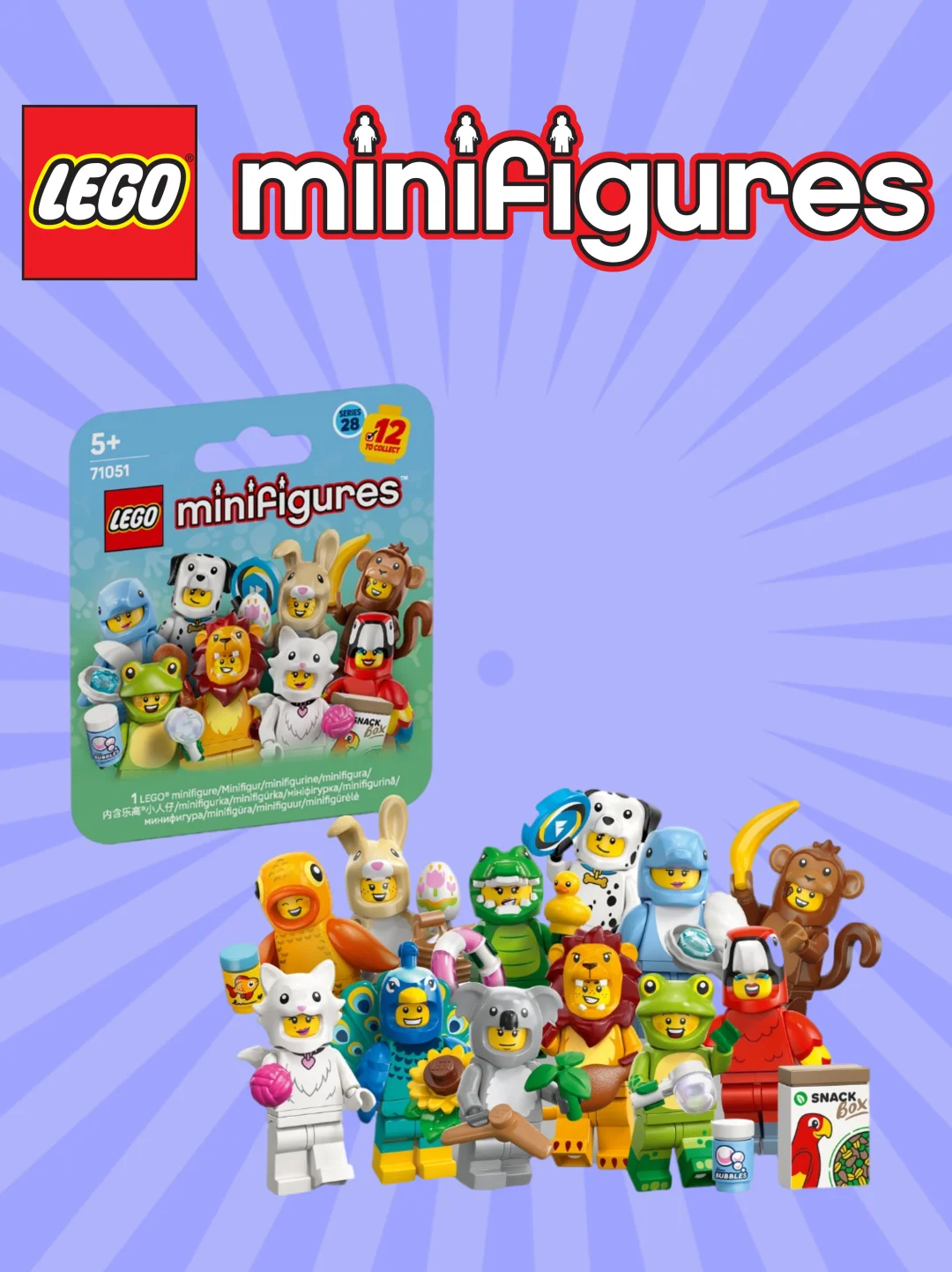 【乐高新品】动物人仔抽抽乐来啦🎉