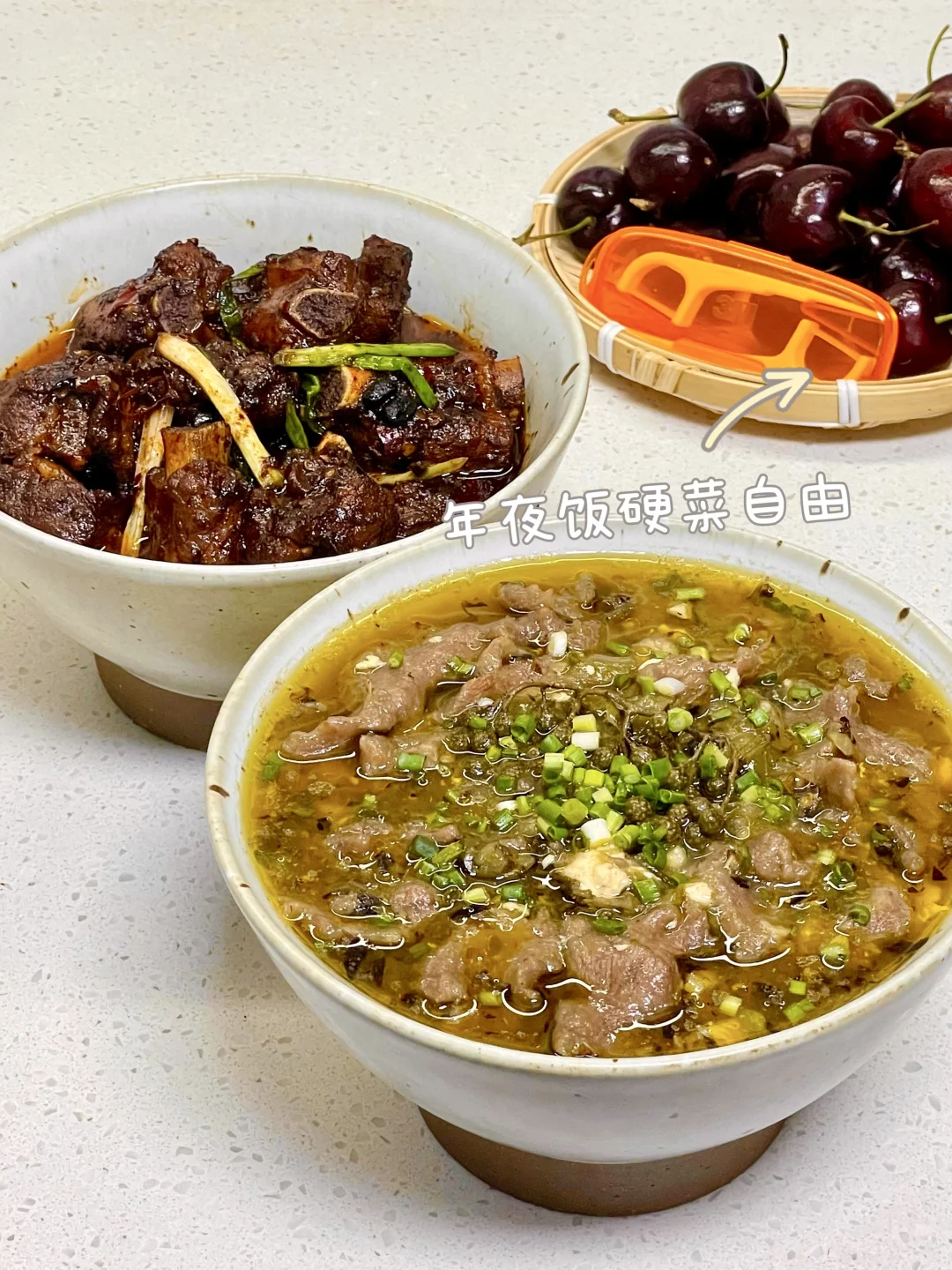 烧椒豆花牛肉&香辣排骨，附详细做法～