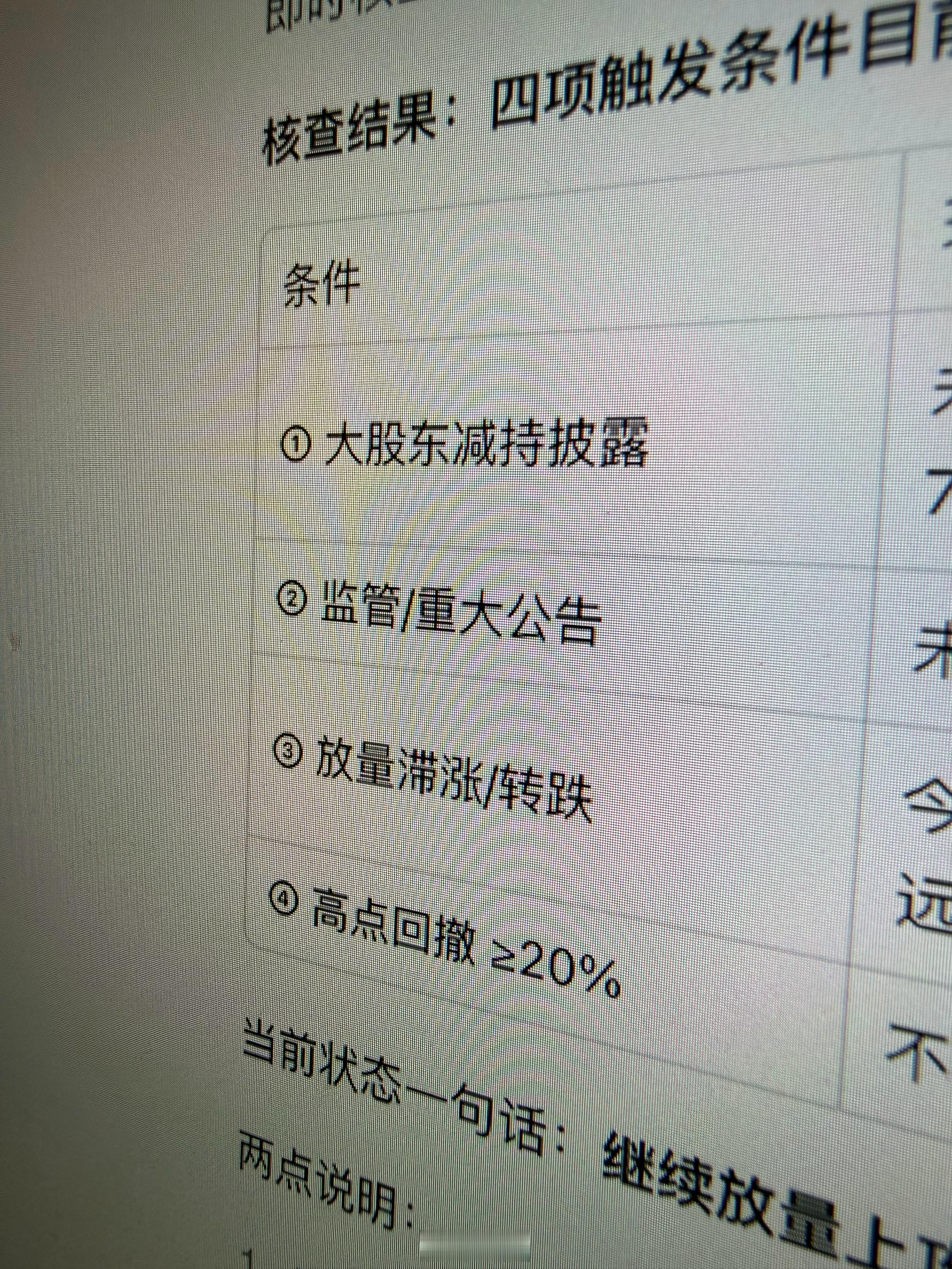 刚刚午饭后，我给自己用的agent设定了四个观测指标，死盯我手里最近那只异动的港股。要求每过一段时间自行扫描，如果触发了这四项条件，第一时间推送我，具体操作我自行处理。

对方的效率远远高于了平台投顾，反正agent可以链接各种API和自己培养skills，我只能说以提高效率的角度，是真的不错的。通 ​