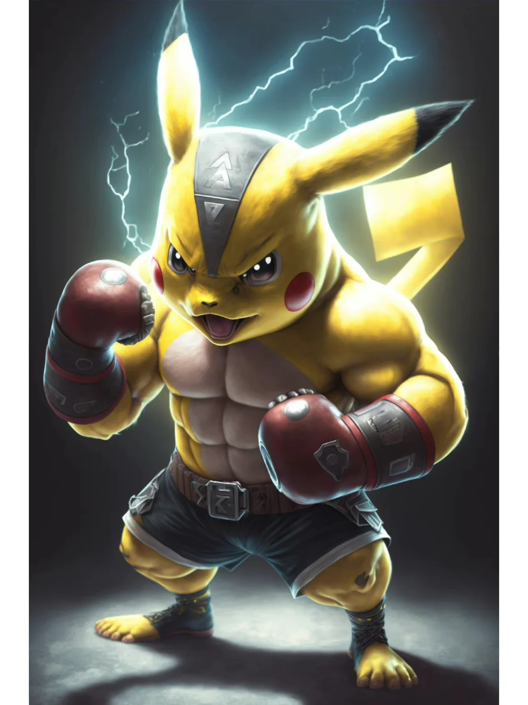 皮卡丘 拳王肌肉版
