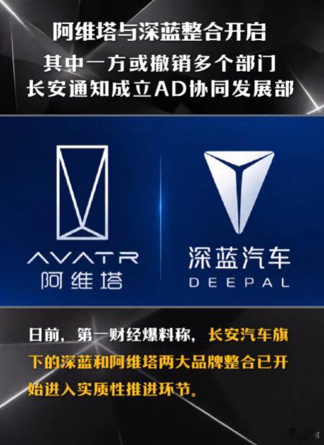 #深蓝##阿维塔#这两家也要合并了，乱了乱了，晋西北乱成一锅粥了 ​
