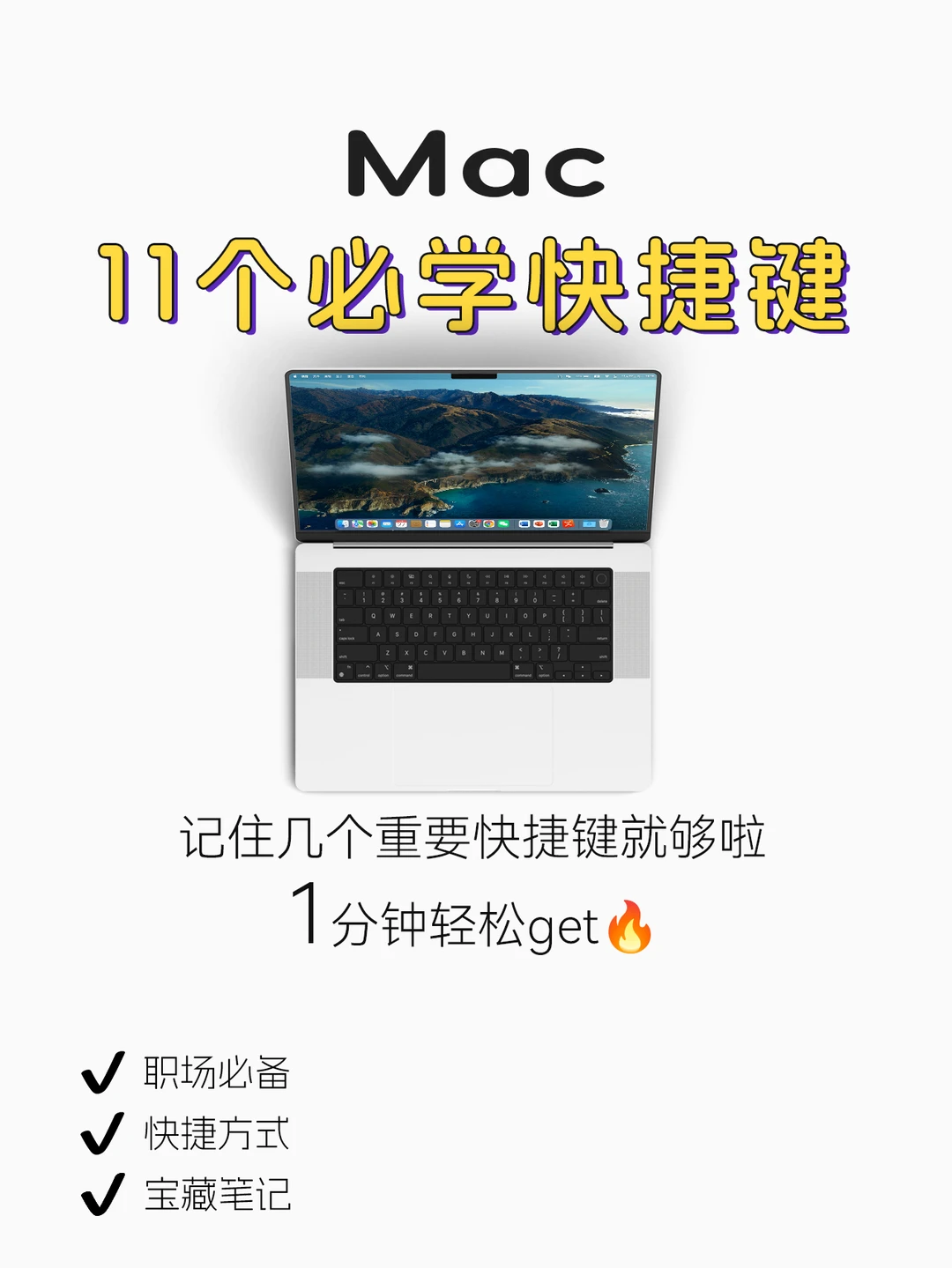 干货🔥11个一定要知道的MAC快捷键❗️