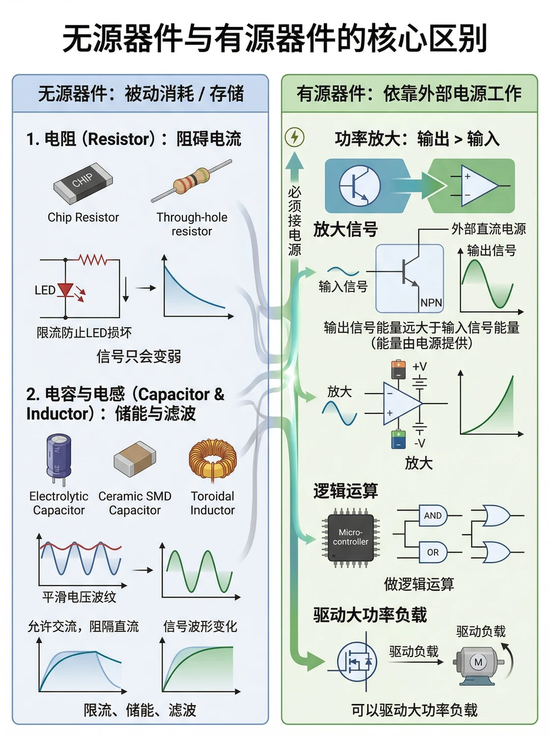 无源器件vs有源器件