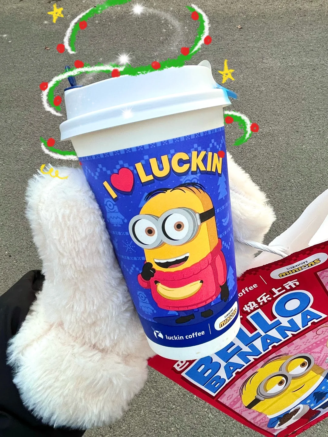 谁懂啊！！！把圣诞树装进杯子里了