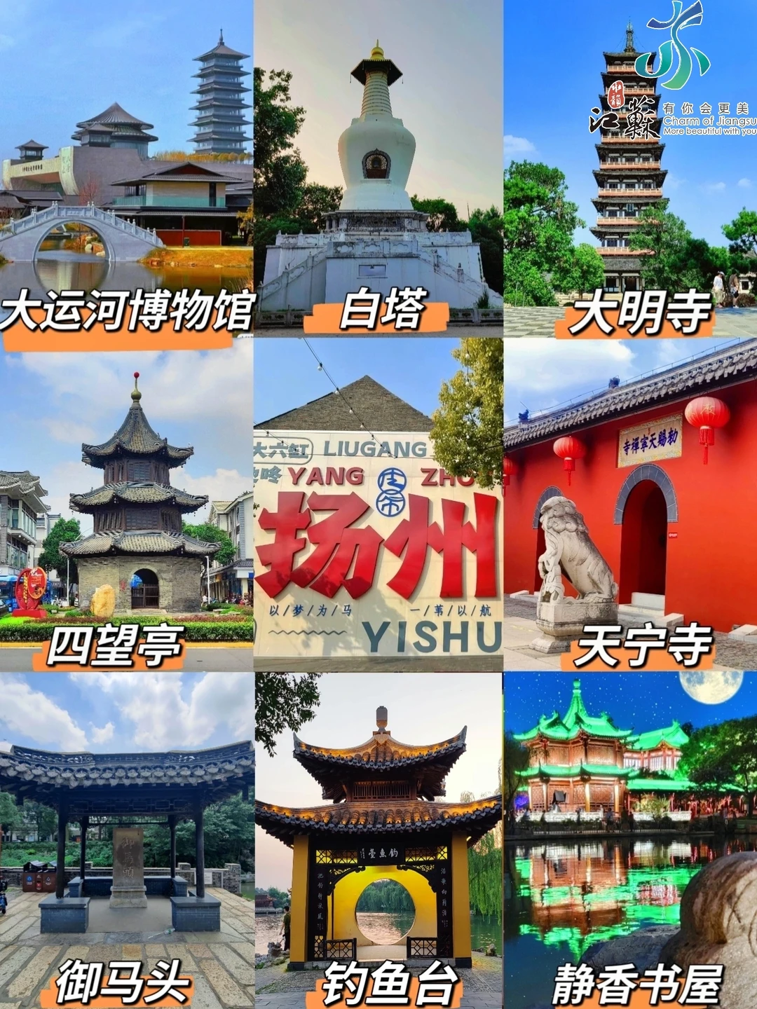 大学生极限穷游扬州|一日游全包100💰