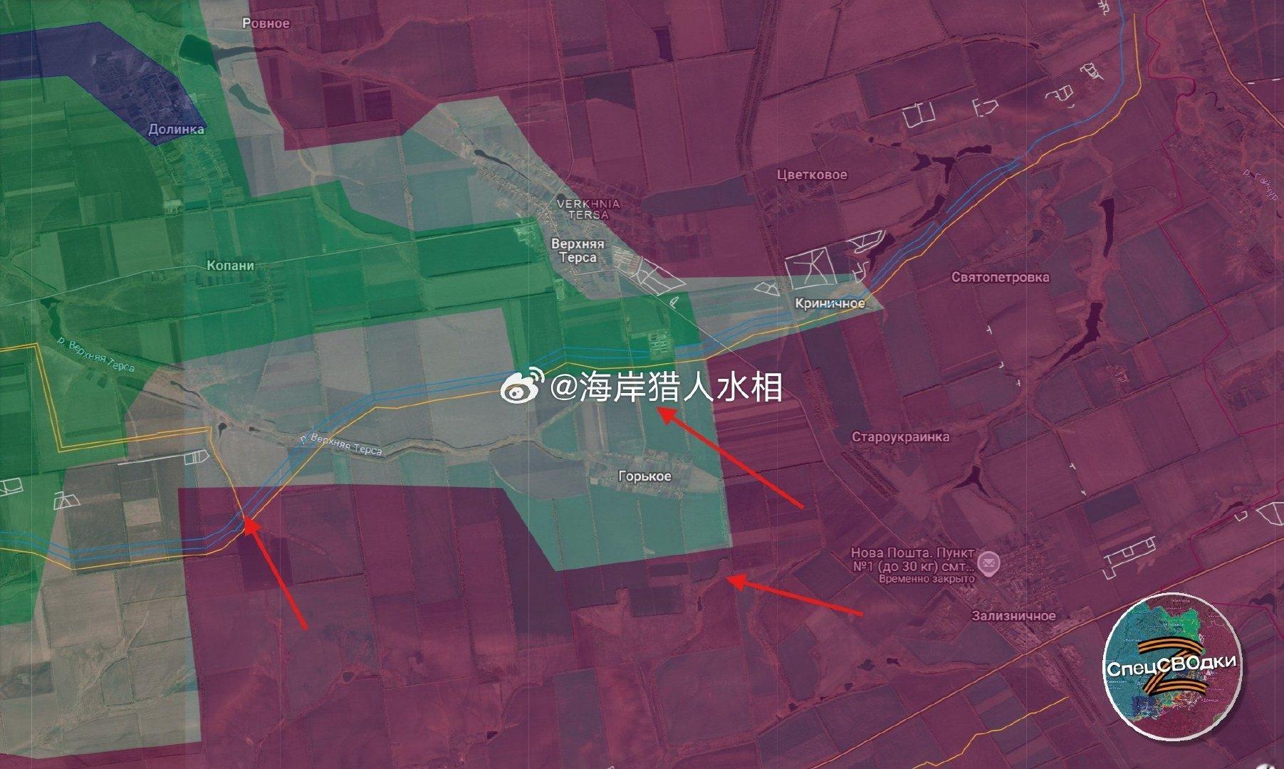 奥列霍夫方向
🔴🇷🇺俄罗斯方面将乌方从戈里科击退。 乌方试图进入该地，但已被击退。

欢迎加入:

#俄乌局势新进展##俄罗斯肺炎##海岸猎人水相[超话]# ​