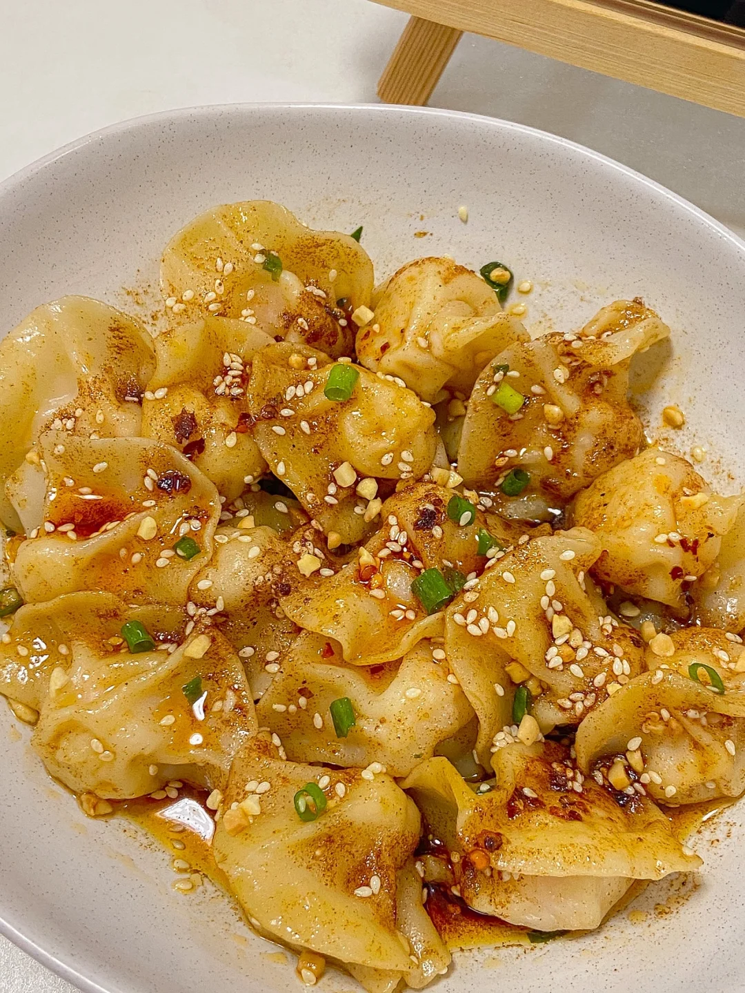 破大防了‼️红油干拌水饺是什么神仙美味~🥟