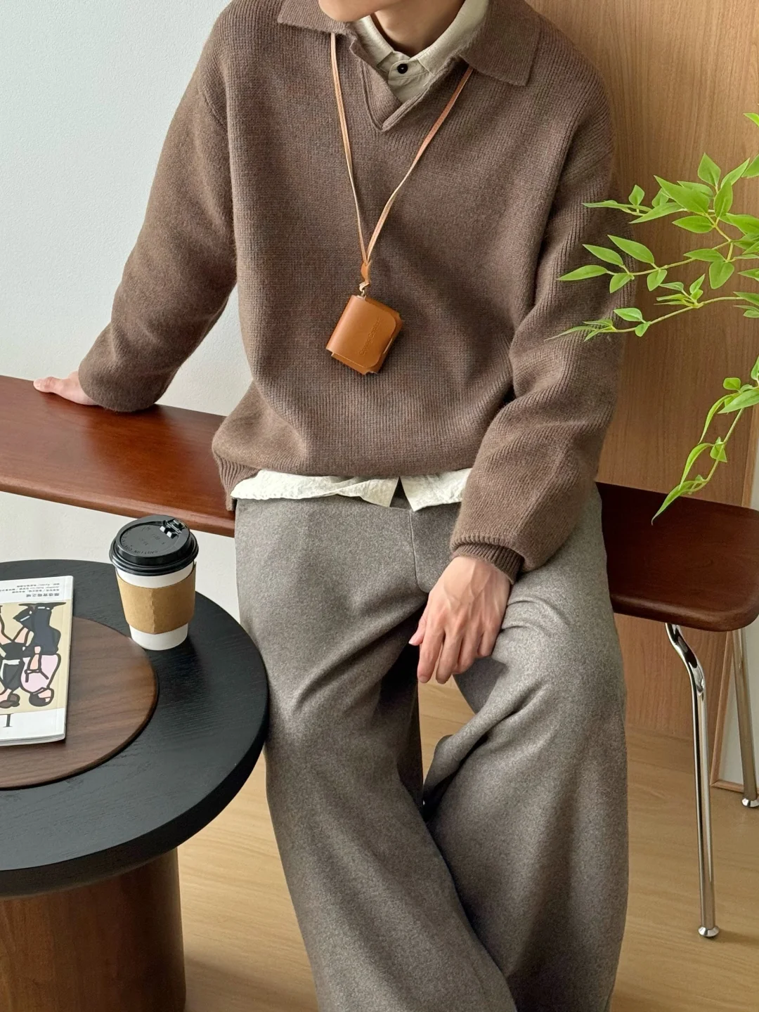 衣服和色系都暖暖的🍁松弛复古过冬🧶