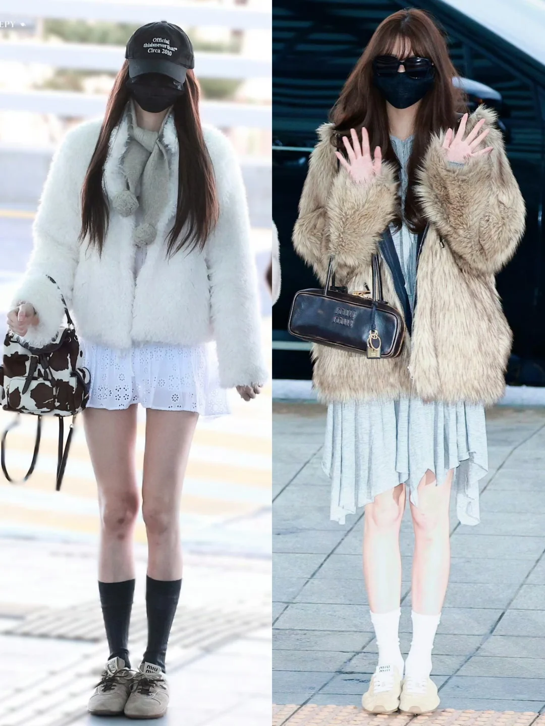 张元英近期机场私服，行走的穿衣架子！