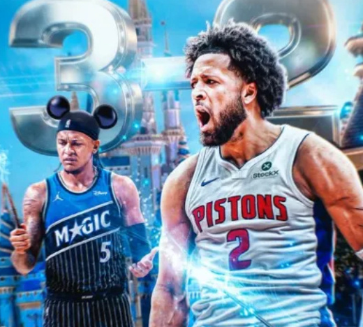 班凯罗和坎宁安成为季后赛第二对单场同时砍下45分的组合  今天NBA季...