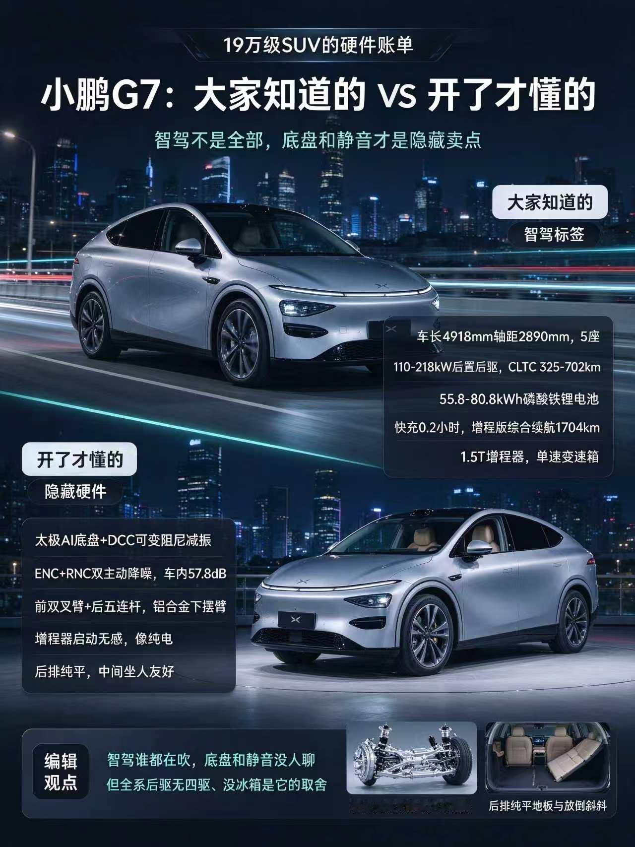 小鹏G7：智驾之外，底盘才是真香