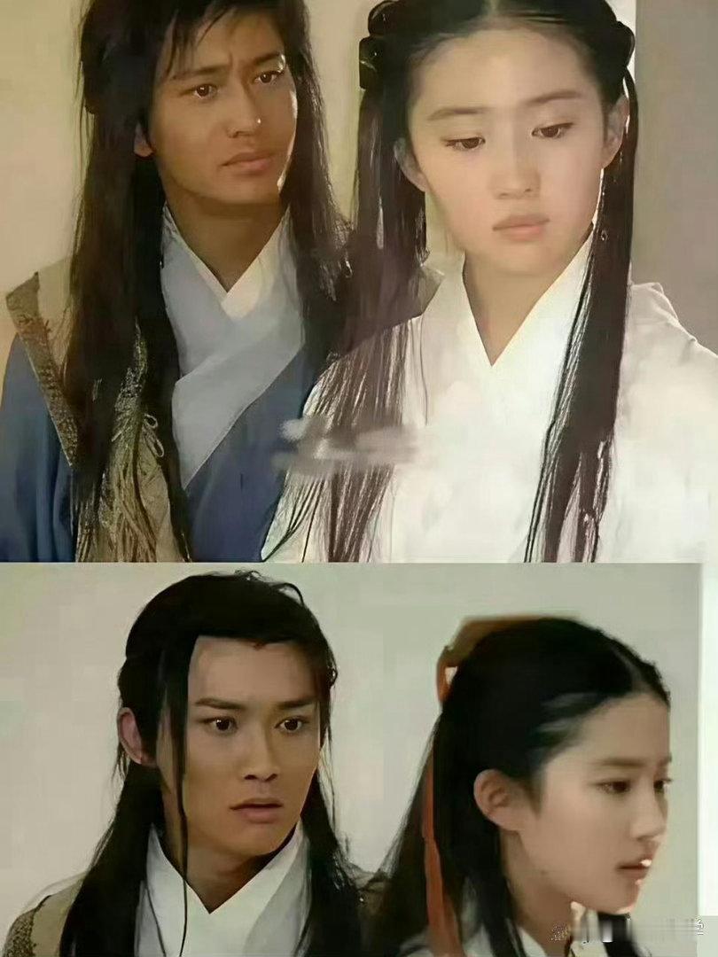 当年“杨过”和刘亦菲的试镜照，而黄晓明和聂远都面试过！ ​