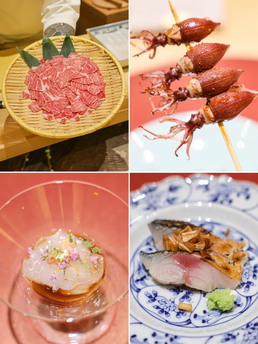 春天的日料桌上，荧光鱿鱼参团率100%🦑