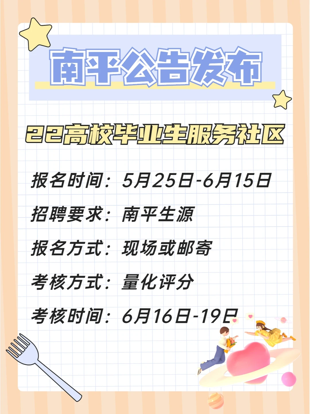 🔥量化评分！南平高校毕业生服务社区发布