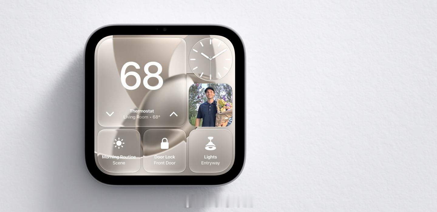 苹果推出了全新的 Apple HomeView 智能家居管理设备。#苹果发布HomeView##Apple HomeView正式发布#

桌面标准版与壁挂版售价均为299美元（约2001元）。首批上市国家（澳大利亚、加拿大、印度、新西兰、英国、美国）今日开启预购；新加坡将于10月15日开启预购，所有地区均在11月13日正式开售。

产品搭 ​