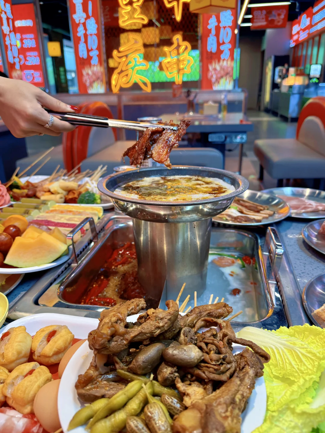 东营top1！一顿饭实现串串烤肉自由