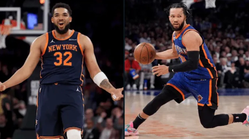 媒体：若尼克斯夺冠，你觉得谁该获得FMVP？唐斯or布伦森？  NBA...