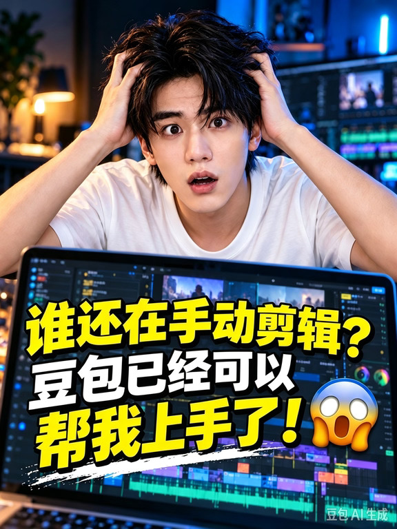 你不会还在手动剪视频吧？ 豆包能自动剪了‼️