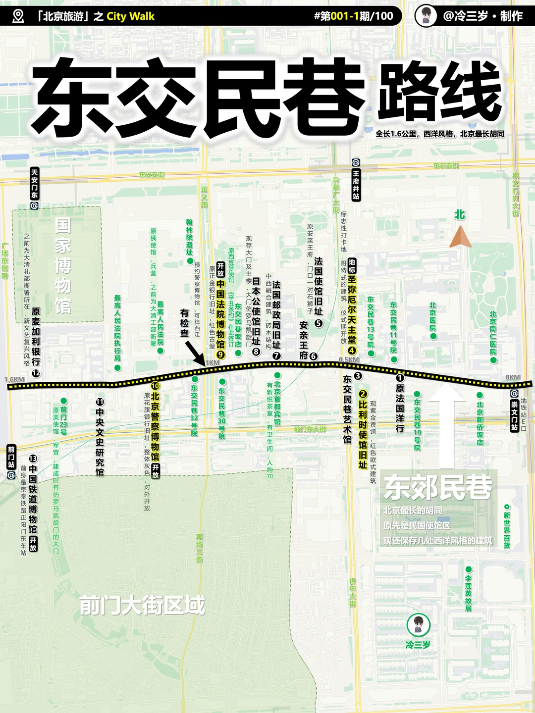 北京最洋气小众胡同——东郊民巷，看欧式建筑