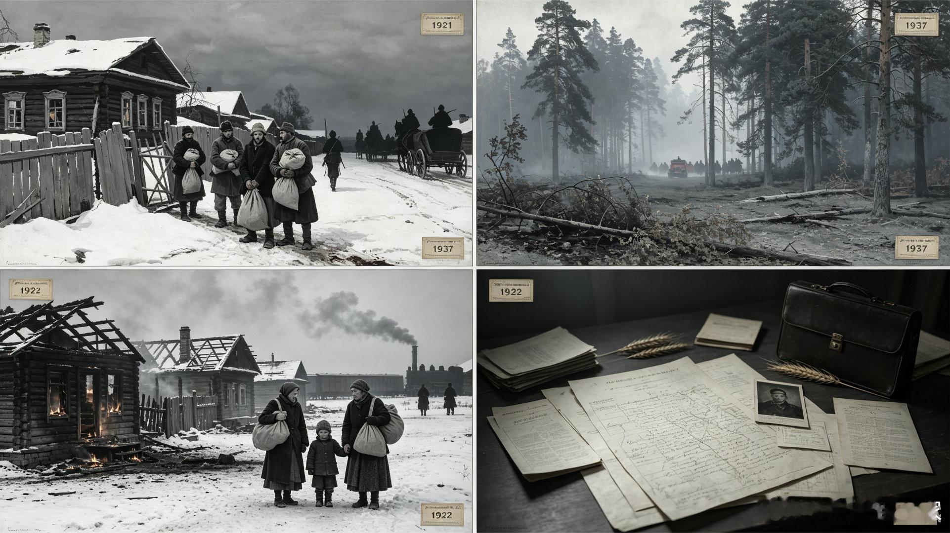 1920年，苏联发生了一场被刻意遗忘的战争。这场战争不是红军打白军，不是苏联打外国干涉军，是苏联政府打自己的农民，地点坦波夫省，规模70万人参战，死亡人数10~20万

但这场战争在苏联历史上几乎没有记载，教科书不提，档案不公开，直到苏联解体后，真相才慢慢浮出水面

1918年，苏联内战爆发，为了 ​