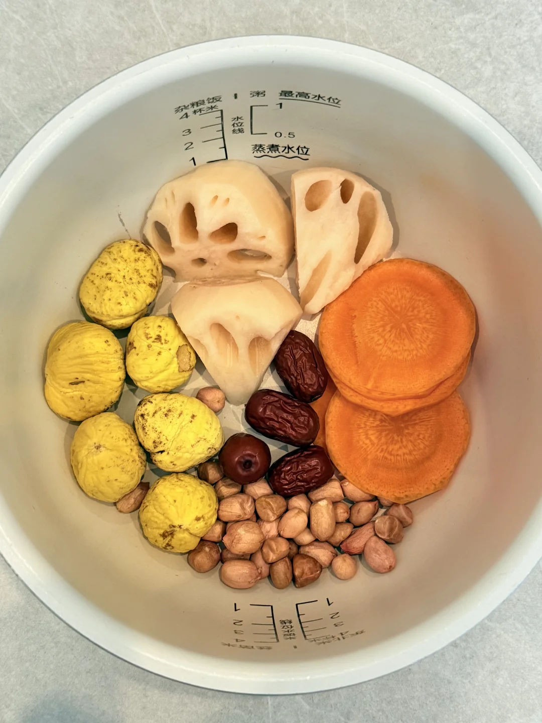 素汤这样煲太美味了👍喝出好qi🎨色！