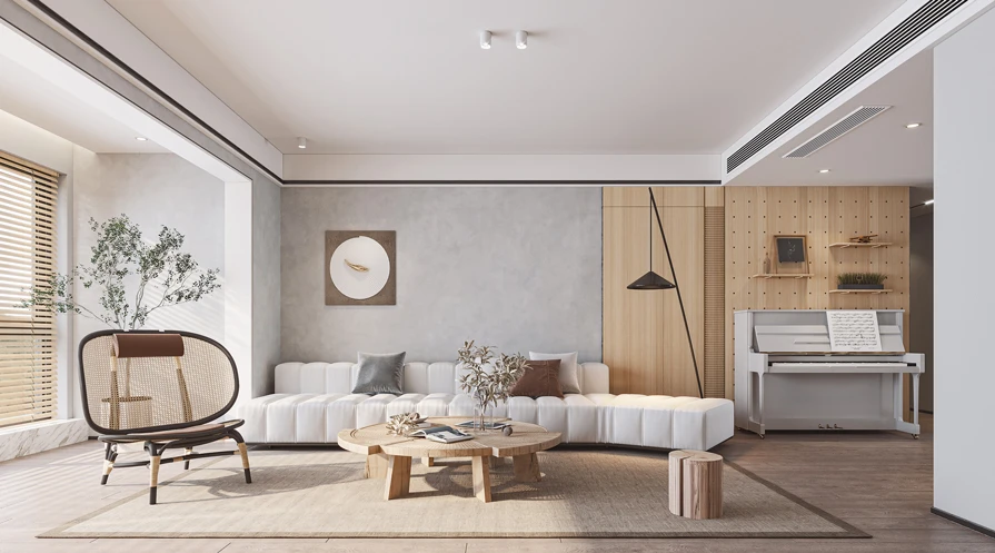 坐标天津📍 116㎡日式原木，回归生活本真