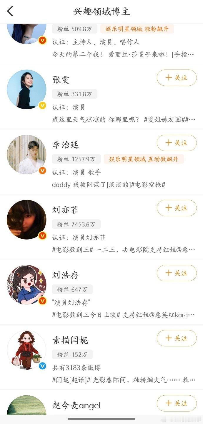 #刘浩存和韩沛颖还是互关##刘浩存没取关韩沛颖#不少人以为会取关，结果刘浩存韩沛颖依旧互关，社交动态现状冲上讨论#井柏然的吻戏是弯腰往上亲# ​