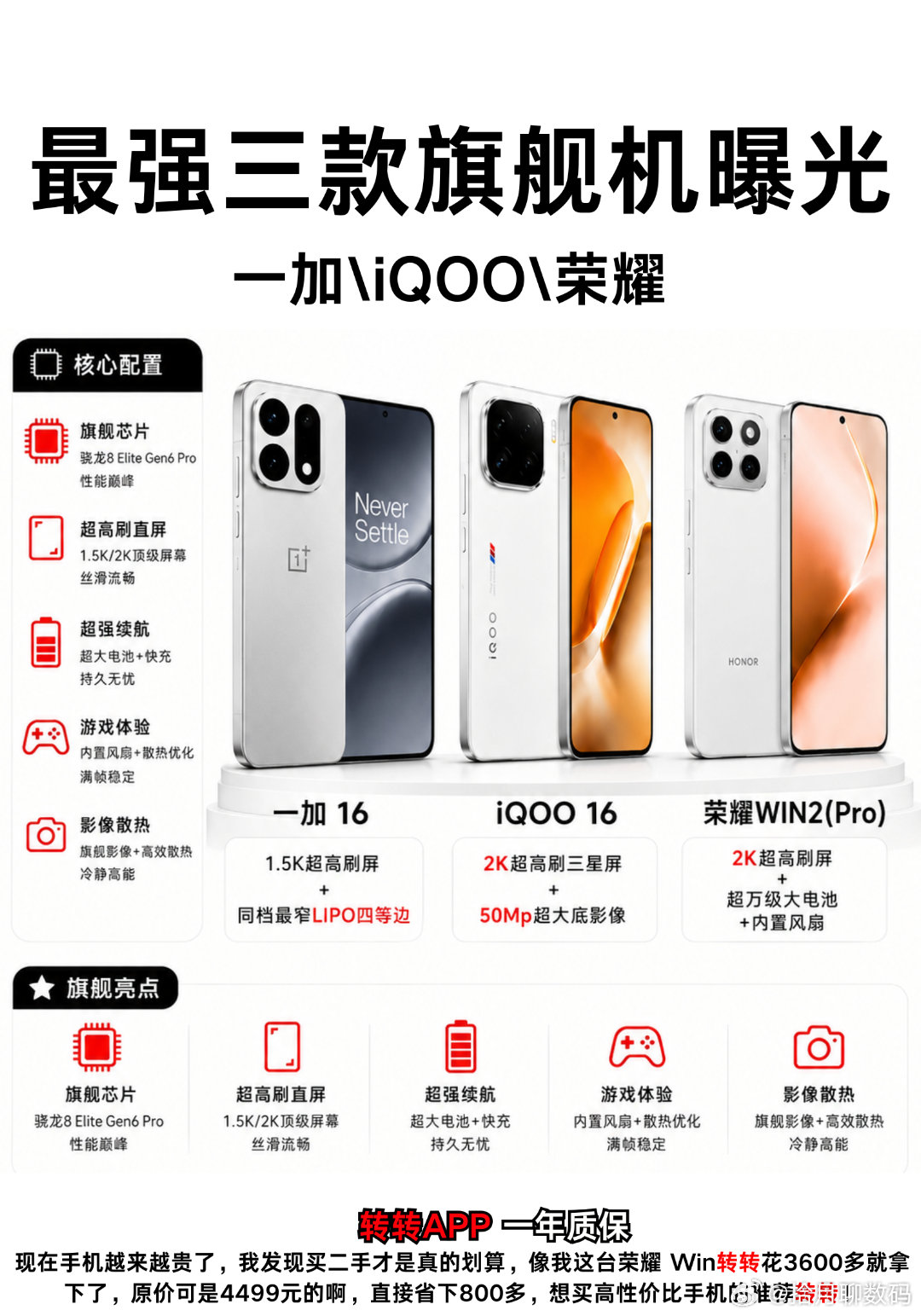最强三款旗舰新机即将登场 ​