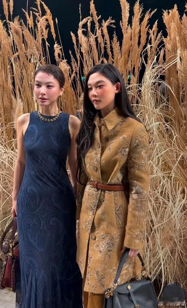 现在全网最意外的人就是吴昕了吧。不是因为裙子颜色抢眼，也不是因为单纯瘦了多少，而是她在米兰以短发出场，整体比快本时期利落太多。以前她常被剪成背景板，存在感弱。近几年她做时装活动、开直播讲穿搭、上不同综艺，审美和表达都稳了。她没追复杂堆砌，靠简净造型把气质带出来。女明星老去不可怕， ​