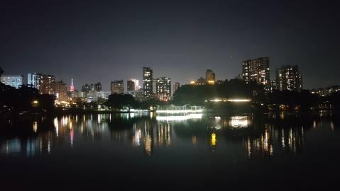 晚上的天河公园 好久不见