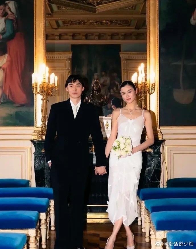 林依轮长子林子濠结婚了，新娘是法籍华裔模特陈瑜 ​