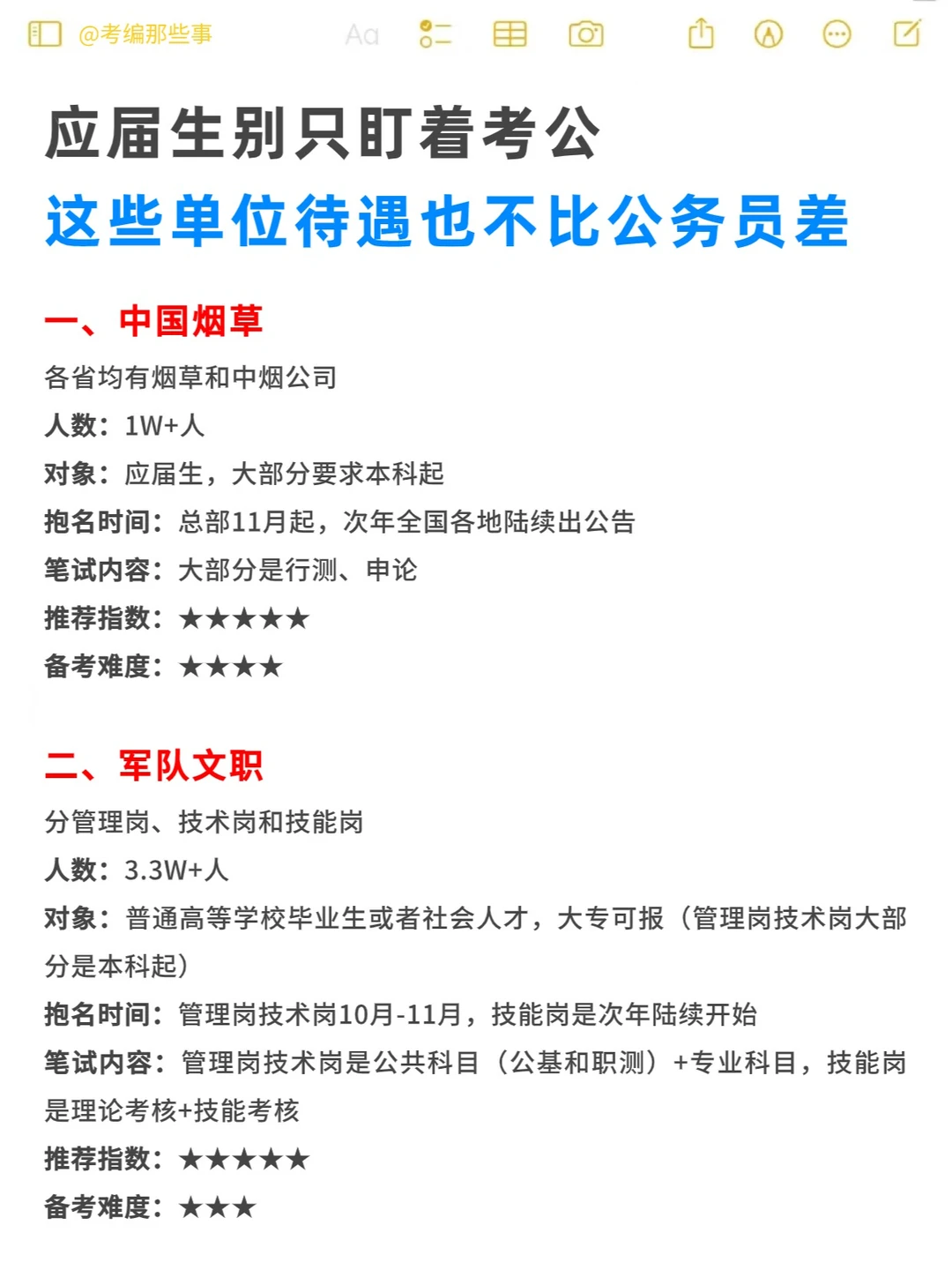 应届生别只盯着考公，这些单位待遇也很好
