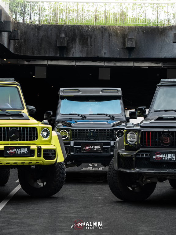 三款奔驰G级4X4² 同场 巴博斯4x4 / G63 4x4