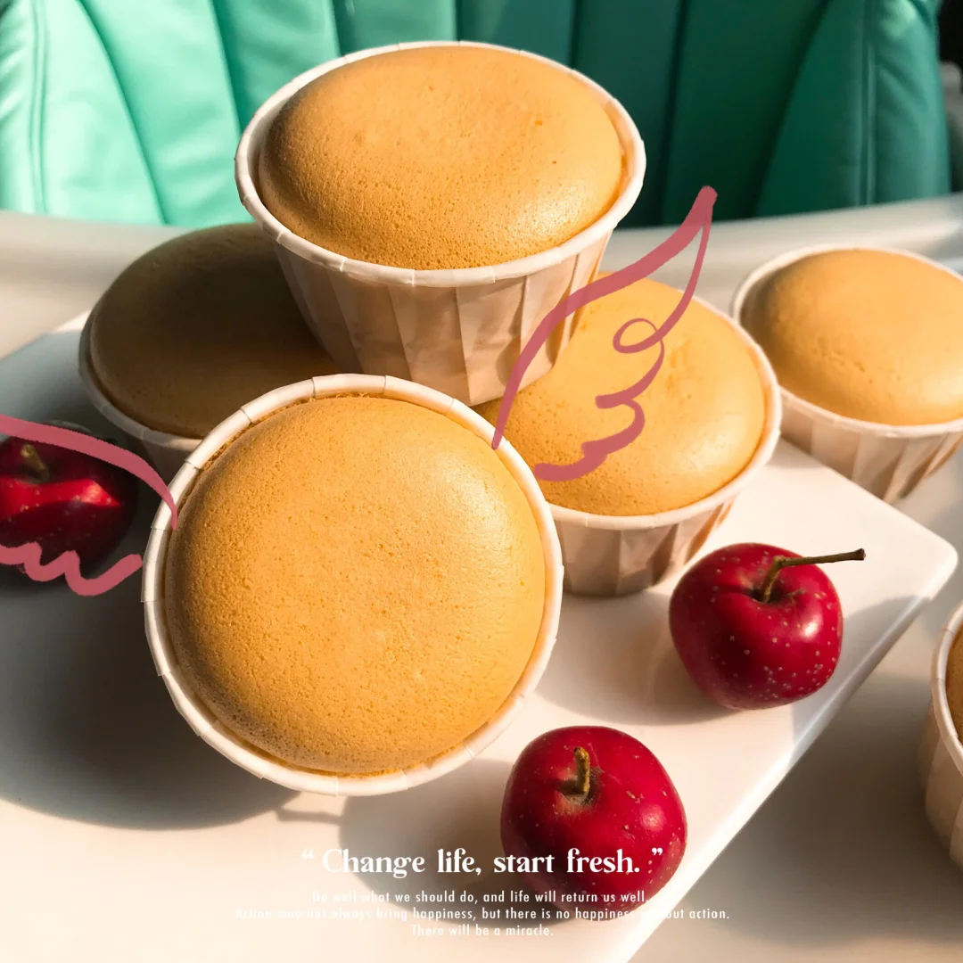 烤箱美食|纸杯蛋糕🧁不开裂，不回缩的秘诀