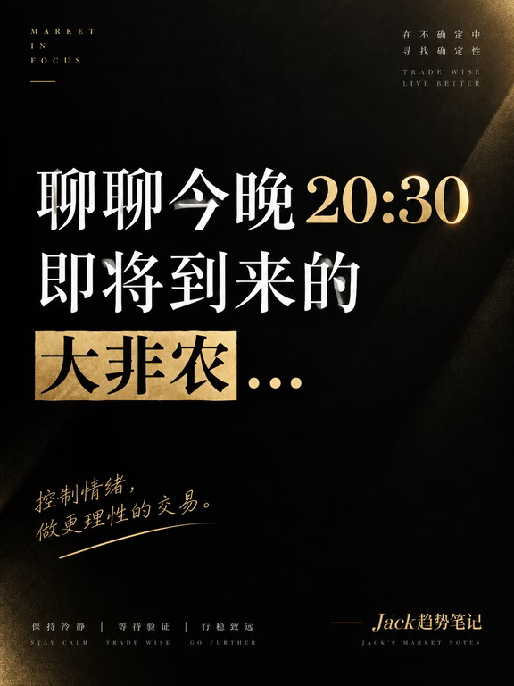 说一下今晚的非农数据，聊聊卖车
