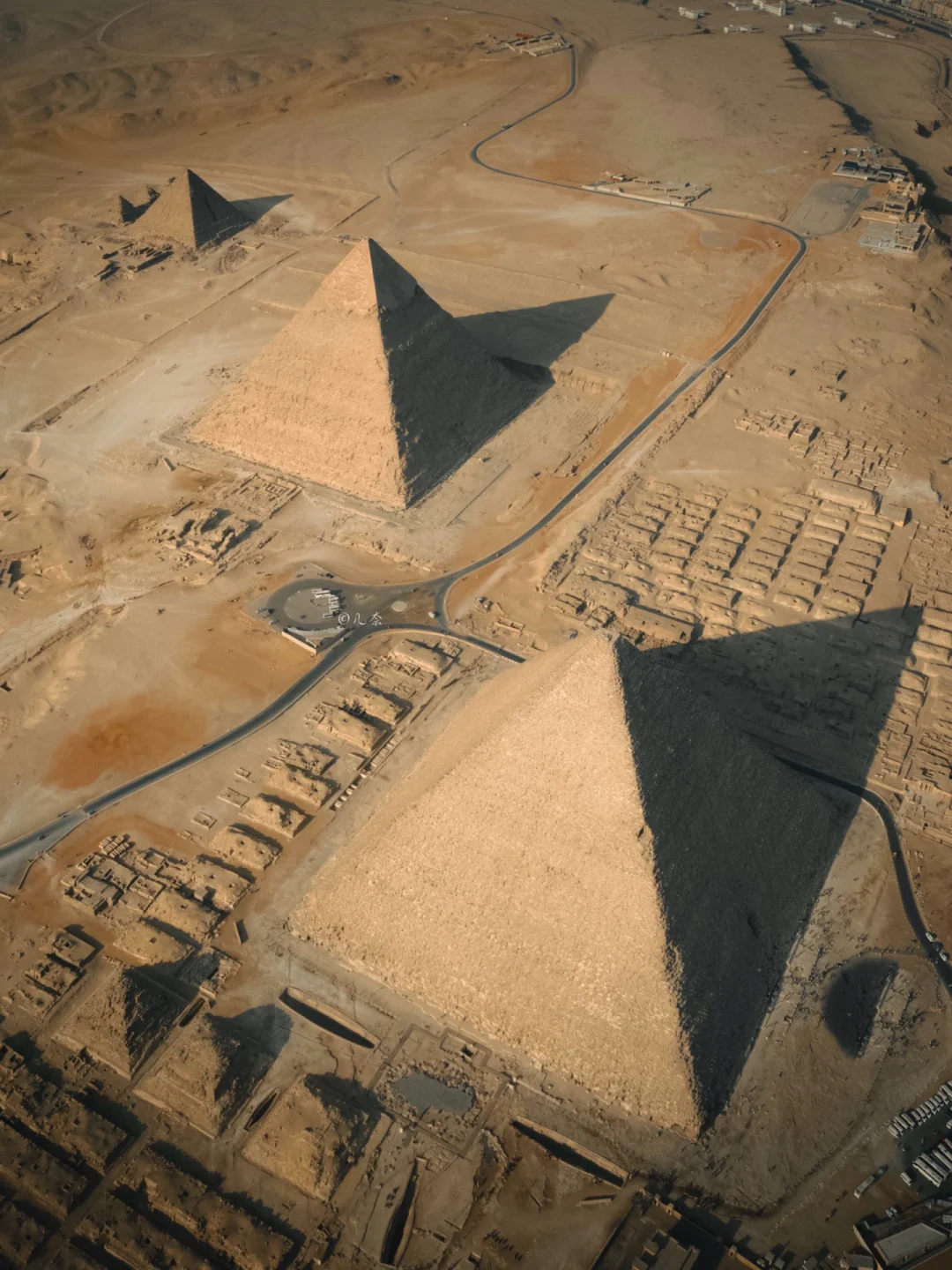 我竟然航拍了埃及金字塔‼️效果如同游戏场景