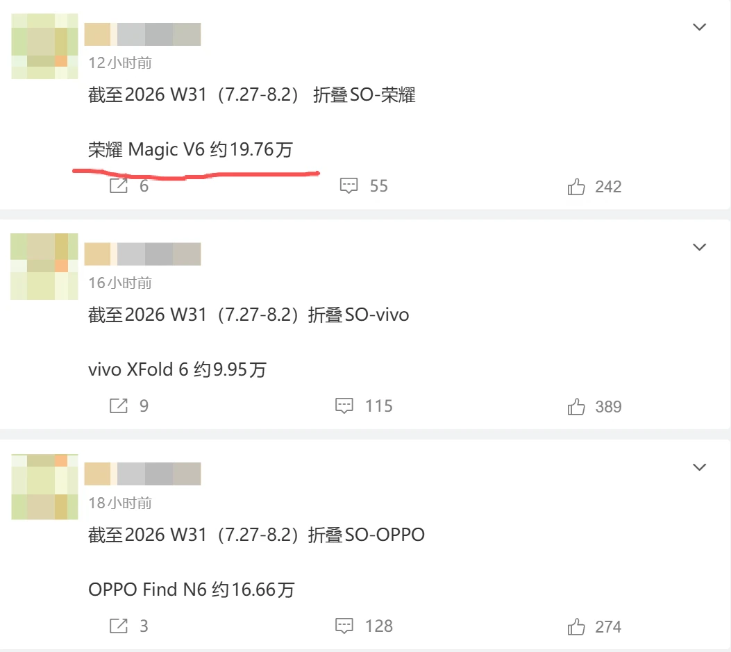 起飞，荣耀大折叠这次真遥遥领先了