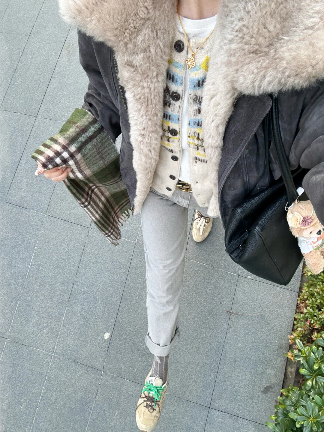 降温天穿点毛茸茸！❄️韩女穿搭好绝啊！
