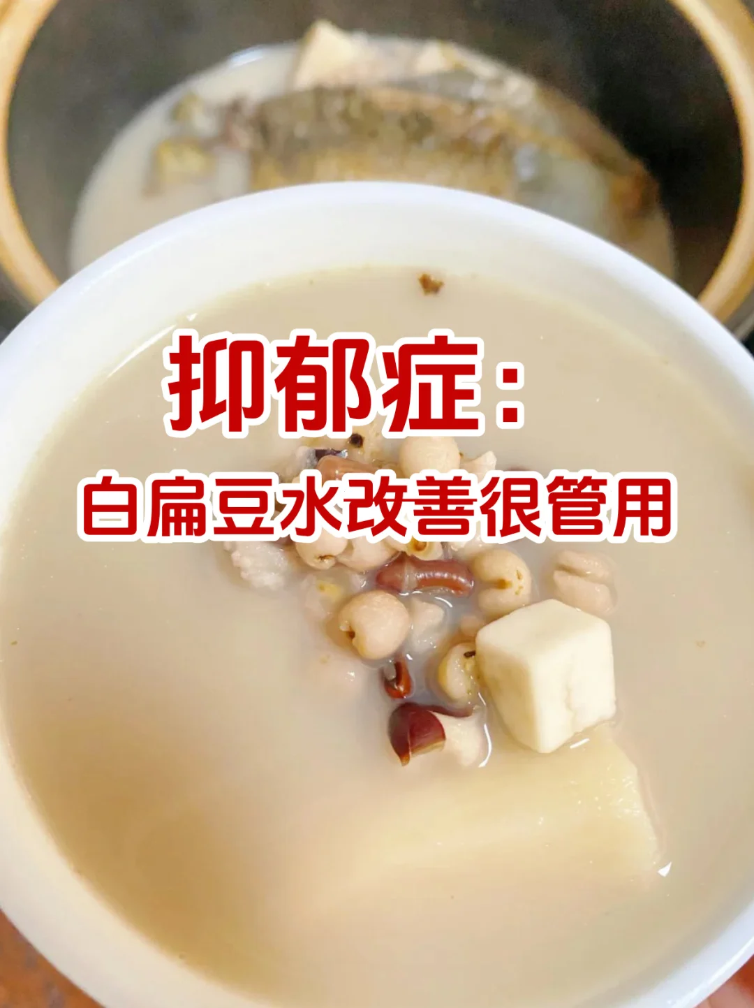 清淡又营养的白扁豆水，健脾祛湿，疏肝理气