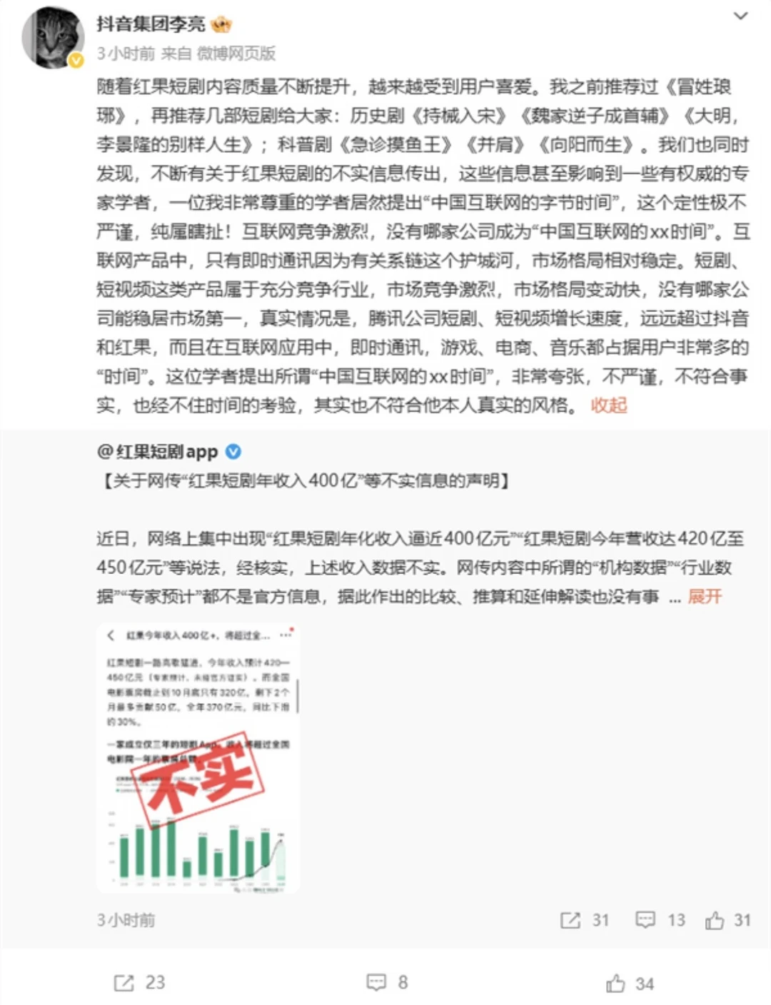 字节高管亲自怒怼“字节时间”