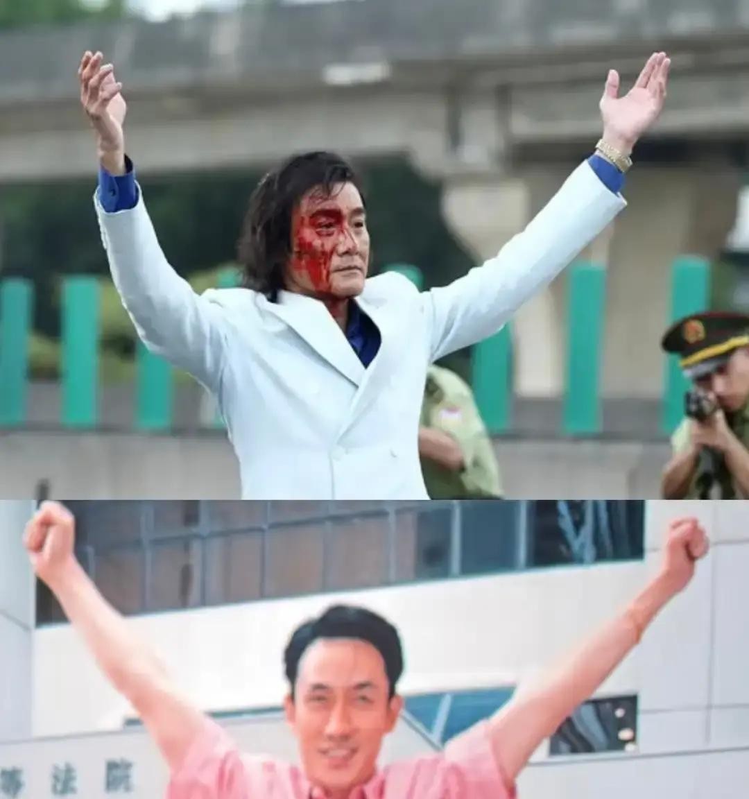 你说梁家辉这回是不是也有点“人生循环感”了。

前几年他在电影里演的，还是那个让人又怕又服气的狠角色张子强。结果这次一转身，到了《空枪》里，他直接成了李嘉诚，而朱一龙演的，偏偏就是当年他演过的那个“绑架者”角色。
这画面一出来，真的很难不笑。
等于说，朱一龙把梁家辉当年演过的戏，又重新演了一遍。更妙