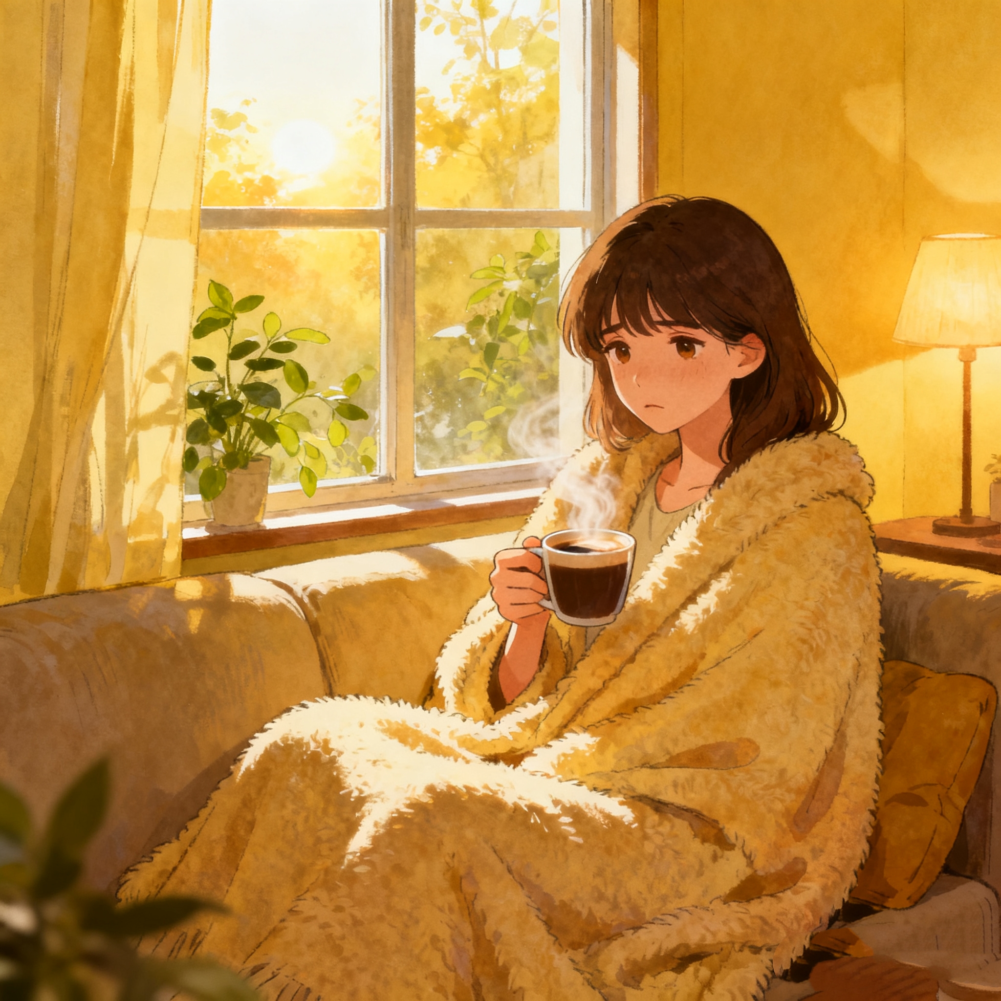 允许自己哭，允许自己反复怀念，但别允许自己一直停在原地。就像心灵感冒...