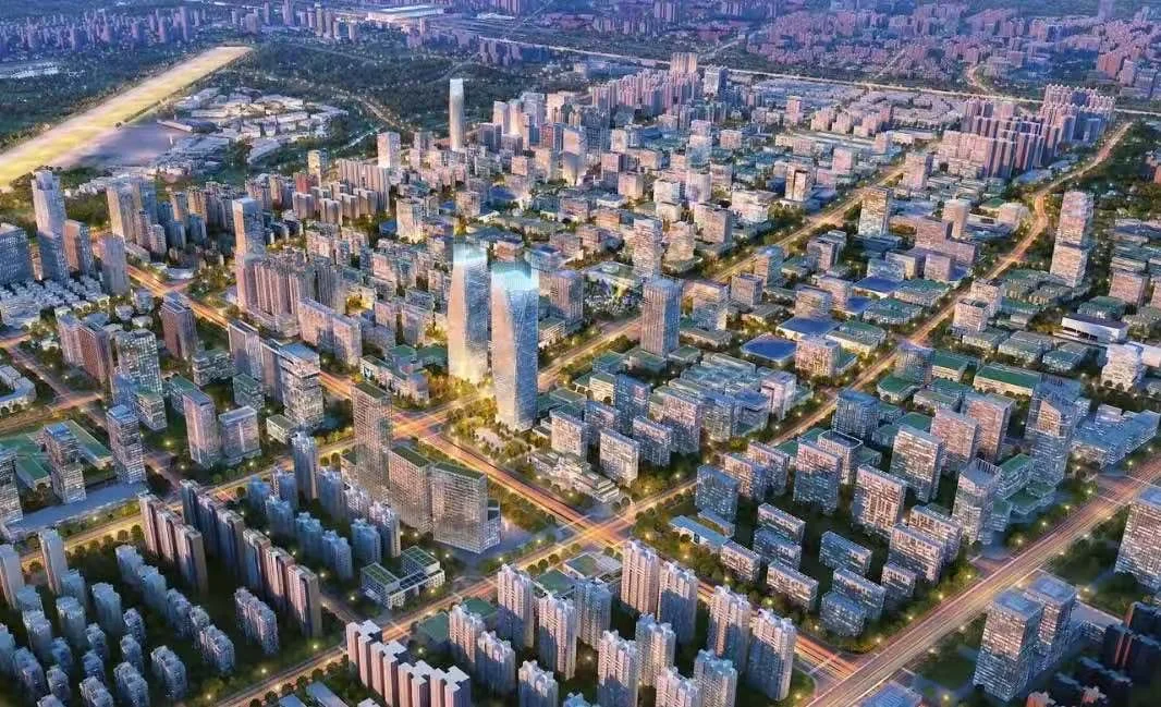 包河经开区（省府北）规划效果示意图。