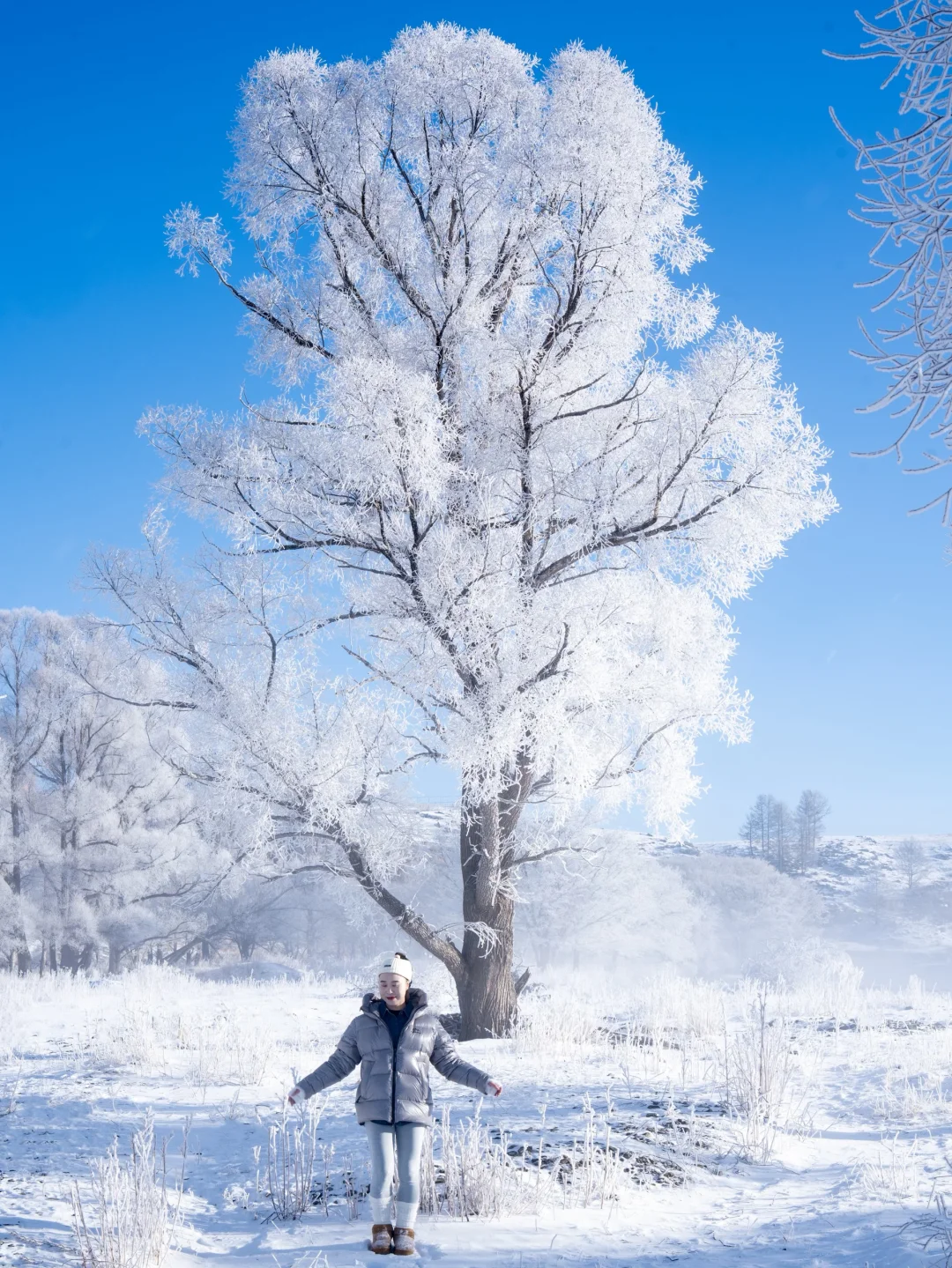 在阿尔山，拍到了我的人生照片～❄️