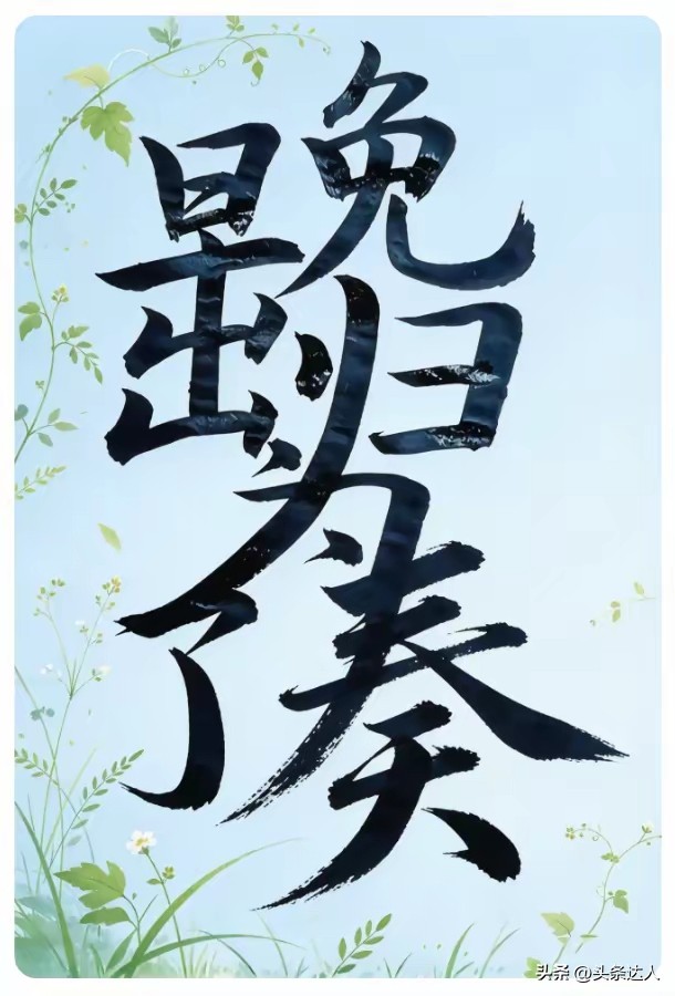 这是一句温馨的话，一共有八个字！欢迎猜谜高手来看看，你们能拆分后连成一句话吗？虽