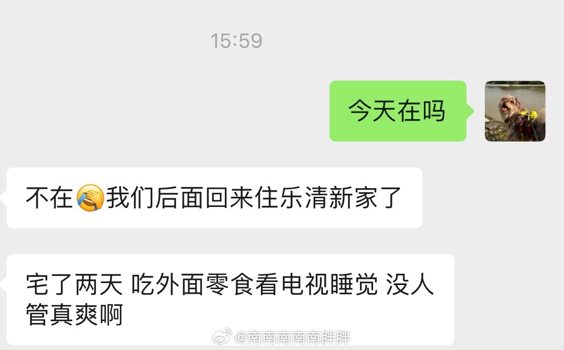 我朋友订婚前 她婆婆知道他有狗 没有任何发言  订婚以后当着我朋友的面说他的狗是畜生   说这个畜生又脏又臭   三番两次的叫我朋友把他的狗送给别人
结果我朋友  一没有和他婆婆吵架   二没有和她老公吵架  二是自己偷偷哭  又认识了一个：典型的又在婆媳关系里隐身的男人
前两天约我遛狗我说加完班我 ​